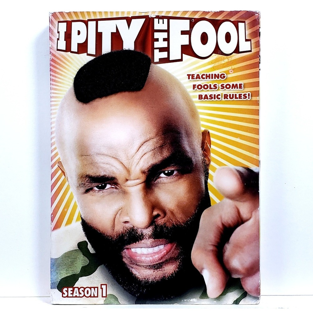 Lionsgate I Pity The Fool Mr T Season 1 DVD Case & Slipcover Only Good